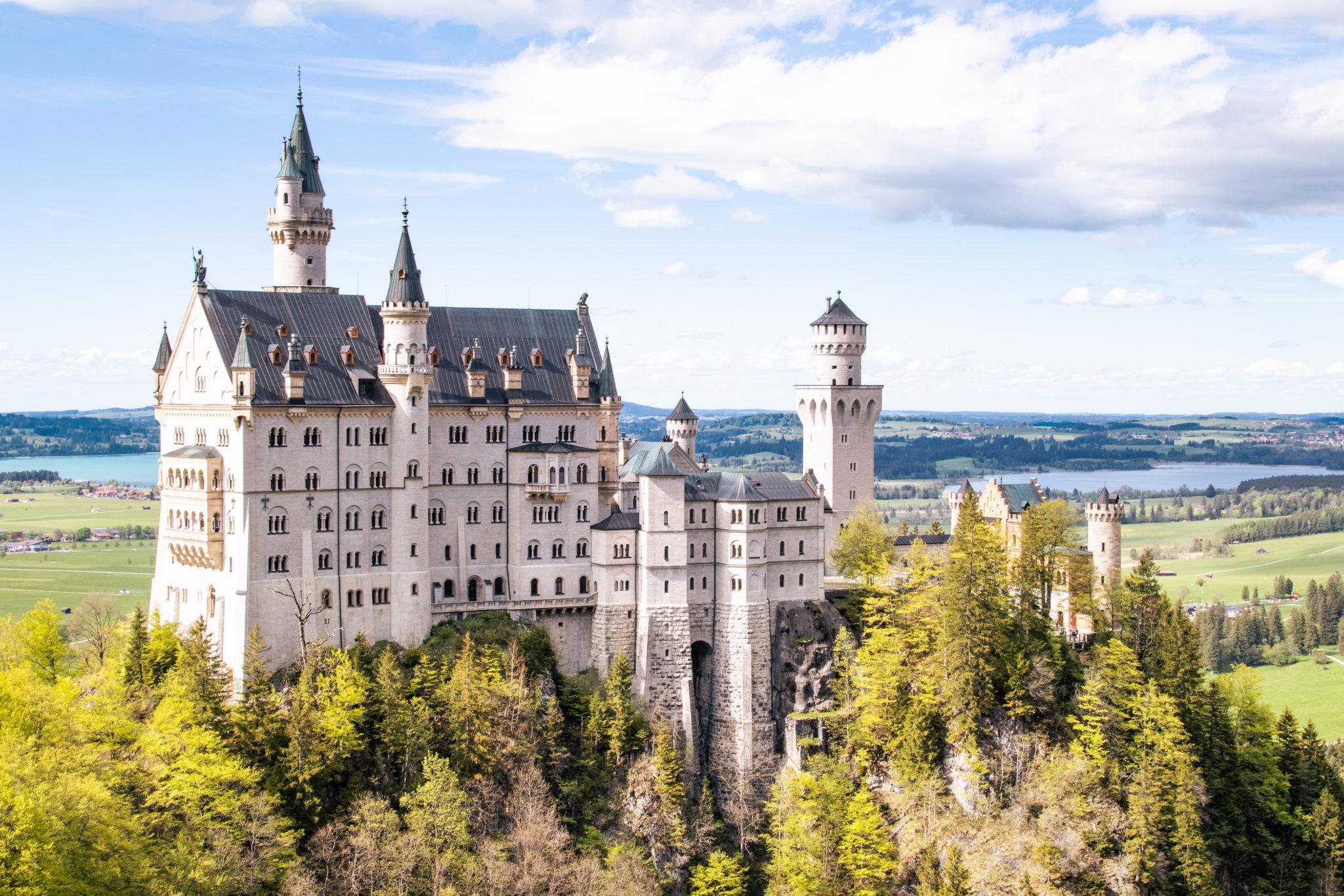 Slot Neuschwanstein vanaf de Marienbrücke